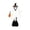C001- Black, variant on Halloween Ghost Decor, Extendable Leg Plush Ghost Figure, Cute Halloween Decorations for Halloween Party Decor, Halloween Decorations for Home, Cozy Plush for Family Holiday