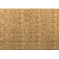 thumbnail image 1 of Ahgly Company Indoor Rectangle Abstract Brown Modern Area Rugs, 2' x 5', 1 of 4