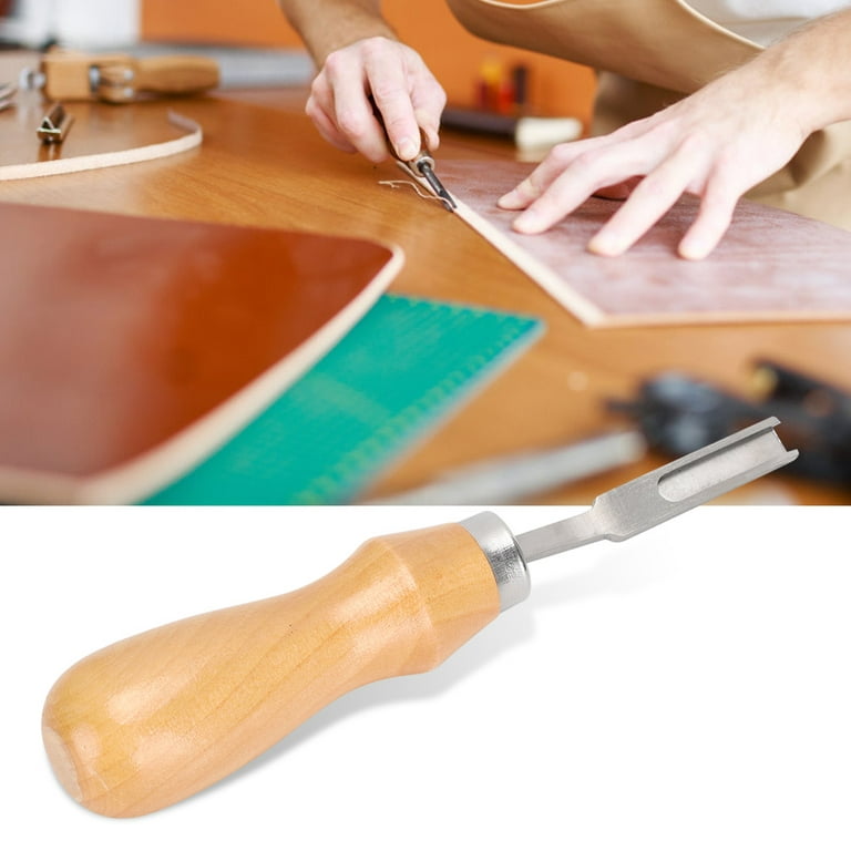 Leather Beveler Tool Beveler Cutting Skiving French Style Wide Mouth  Leathercraft Skiving Beveler Working Craft Tool 