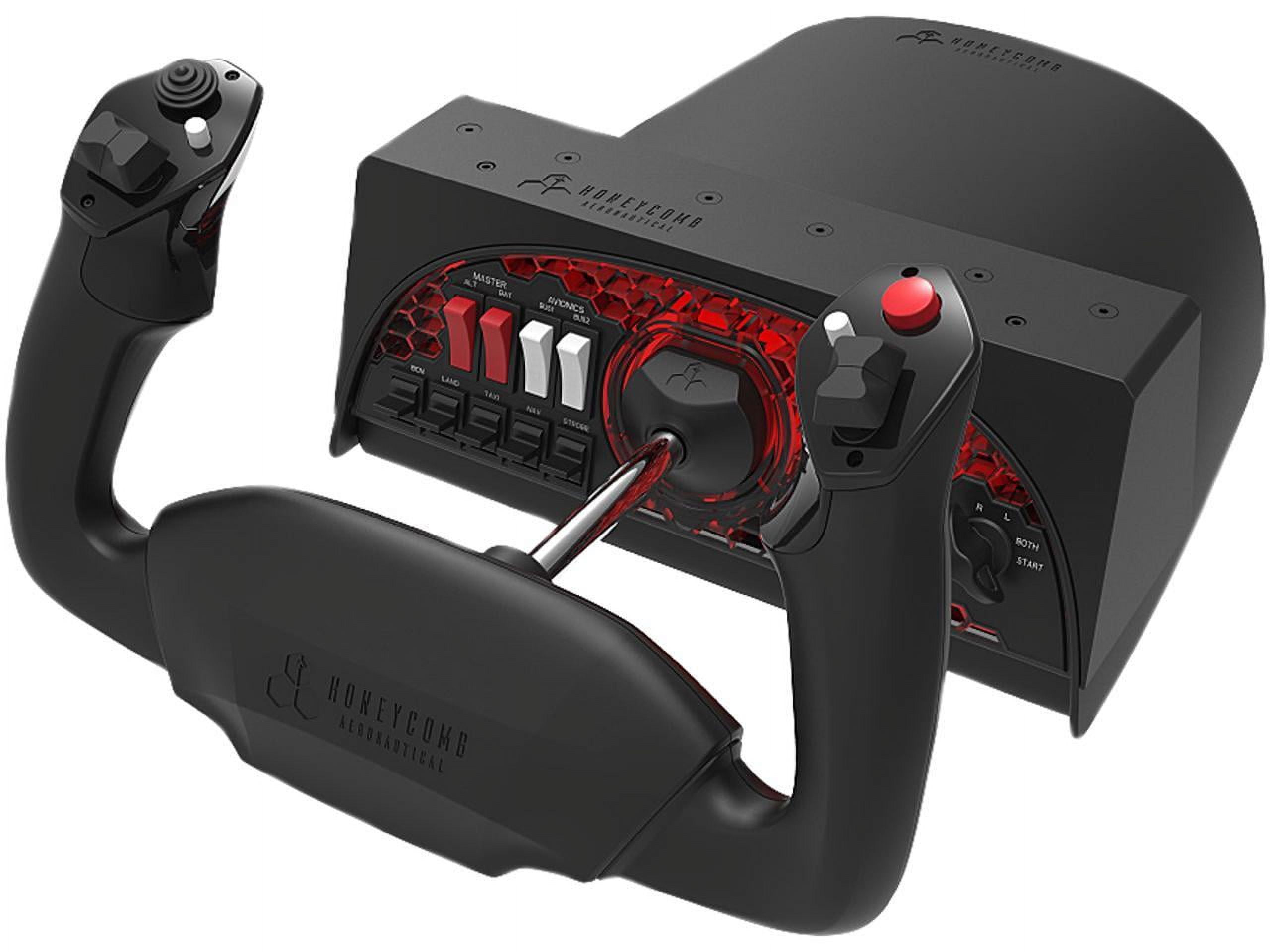 PC用ゲームコントローラー・コンバーター Honeycomb yoke Flight Controls Yoke & Switch Panel Honeycomb Aeronautical