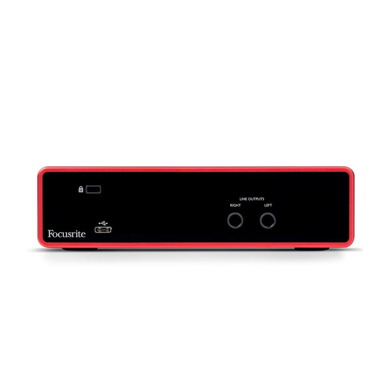Focusrite Scarlett 3rd Gen 2x2 Interface with Headphones and 2 XLR