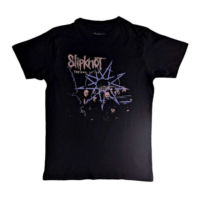 Slipknot Adult The End, So Far Band Photo T-Shirt