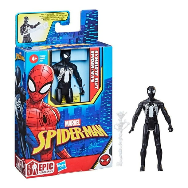 Muñeco Spiderman Traje Negro Juguetes Spiderman Negro Marvel