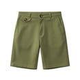 thumbnail image 5 of CIAKGIAF Mens Shorts Fashion Button Golf Shorts Men Zipper Thin with Pockets Straight Leg Cargo Army Green for L, 5 of 5