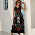 thumbnail image 5 of Sugar Skull Sleeveless Dress Summer Women Clothes Dress for Pregnant Women Dresses, 5 of 9