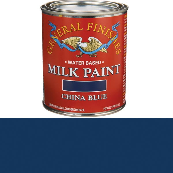 General Finishes China Blue Milk Paint, Pint