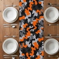 thumbnail image 6 of Red Black Table Runner - 60 Inch Long, Kitchen Dining Table Runner Dresser Scarves, Modern Grey Boho Bohemian Stained Tie Dye Farmhouse Decor for Coffee Tables Wedding Party Banquet, 6 of 8