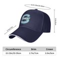 thumbnail image 2 of Seattle Torrent Hat Unisex Casual Baseball Cap, 2 of 5