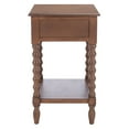 thumbnail image 3 of SAFAVIEH Athena Solid 1 Drawer Accent Table, Brown, 3 of 13