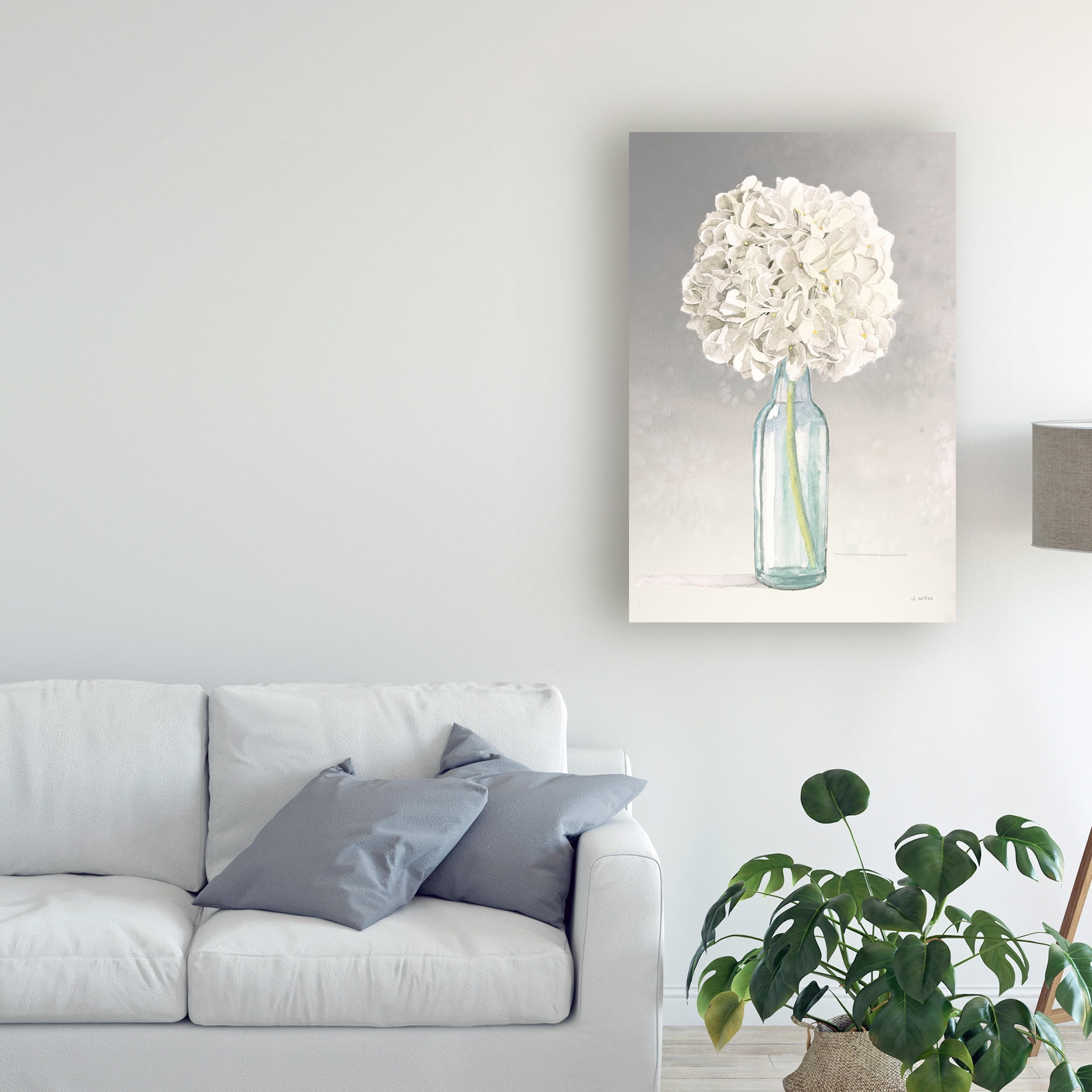 Trademark Fine Art 'Tranquil Blossoms II' Canvas Art by James Wiens