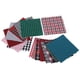 thumbnail image 1 of Tela A Cuadros, Colores Ricos, Suave Y Transpirable, Amplia Aplicación, Tela Acolchada De Algodón De 9,8x9,8 Pulgadas Para Guantes, Bolsas, Delantales, 1 of 7