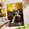 thumbnail image 5 of Lantern Press 1000 Piece Jigsaw Puzzle, Shenandoah National Park, Virginia, Waterfall in Autumn, 5 of 5