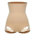 thumbnail image 5 of VASLANDA Women Butt Lifter Lace Boy Shorts High Waisted Tummy Control Panty Waist Trainer Body Shaper Fajas, 5 of 7