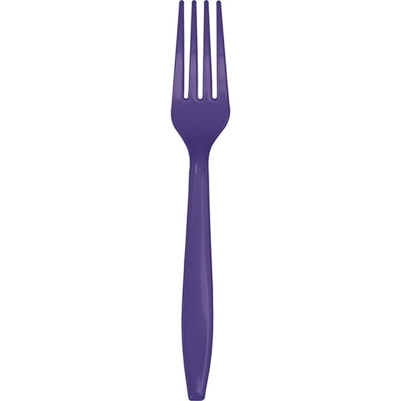 288/Case Bulk Purple Plastic Forks