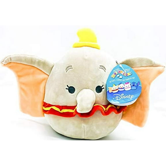 Disney Squishmallow Dumbo 8" Kelly Toys Super Soft Stuffed Plush Toy Pillow