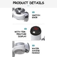 thumbnail image 6 of Wovilon 110V Hot Water Heater 5.1", Faucet Instant Tankless Electric Kitchen Bathroom Fast Heating Tap Water Faucet with Led Digital Display, 6 of 10