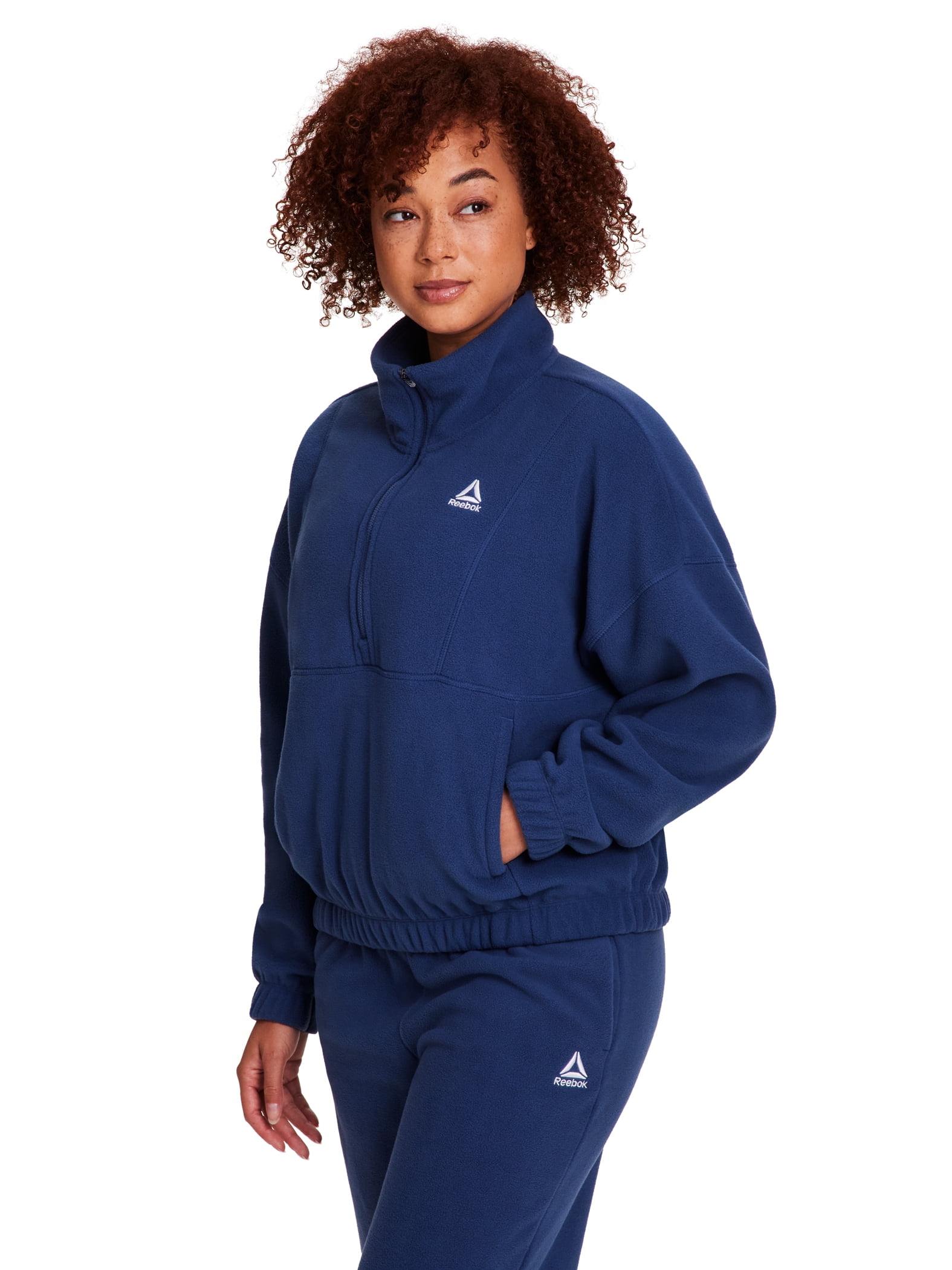 Reebok Women's and Women's Plus Cozy Half Zip Pullover, Sizes XS-4X