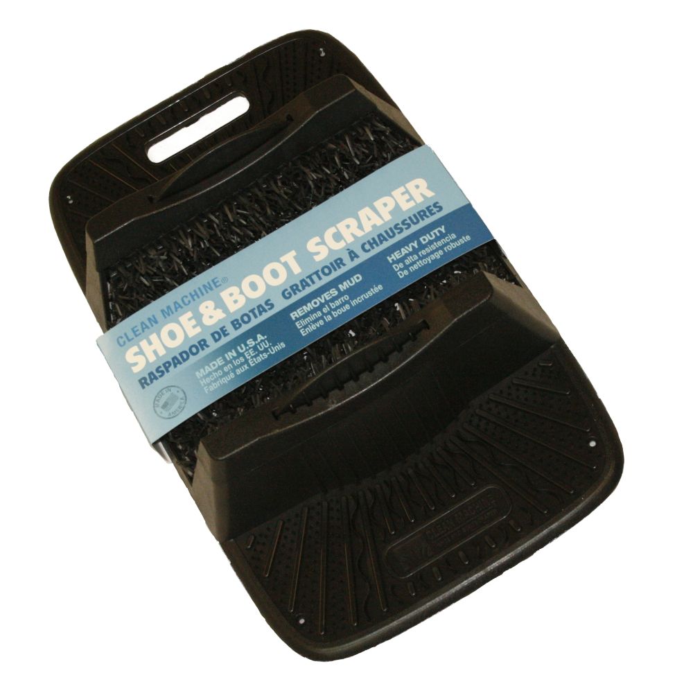 Clean Machine AstroTurf Shoe & Boot Scraper Mat Flint Gray Indoor Outdoor Use