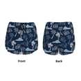 thumbnail image 5 of Goofa Hawaii Palms Printed Women 2 in 1 Running Shorts,Quick Dry Athletic Workout Shorts,High Waisted Athletic Shorts with Liner Pockets-Small, 5 of 8