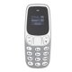 thumbnail image 2 of Teléfono móvil con marcador Bluetooth inalámbrico, manos libres, tarjeta SIM dual, mini teléfono móvil de respaldo con micrófono, color gris, 2 of 15
