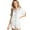 White, variant on Belles Design Womens Short Sleeve Satin Silk Pajama Set Button Down 2 pieces Loungewear Sleepwear