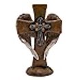 thumbnail image 3 of Cast Resin Angel Wings Cross with Fake Rhinestone Accents, 7 Inch, 3 of 4