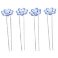 thumbnail image 5 of WHAMVOX  4 Pcs Bridal Shower Decorations Hair Pins Rhinestone Hairpin Women's, 5 of 8