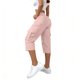 thumbnail image 4 of TaTaai Women Elastic Waist Solid Cargo Capri Pants Button Zipper Pockets Outdoor Hiking Casual Daily Lounge Wear Soft Stretchy No Fading Versatile Bottoms Gift, 4 of 7