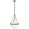 thumbnail image 3 of 46897BX-Hinkley Lighting-Collins - 12W 1 LED Medium Pendant-20.25 Inches Tall and 15 Inches Wide-Black Oxide Finish, 3 of 11
