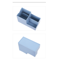 thumbnail image 2 of Desk Pen Pencil Holder- Multi-functional Desktop Organizer Storage Box/Pencil Stationery Holder Home Office Table Top（Blue）, 2 of 3