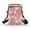 Paw Print Pattern, variant on HELLHERO Bunny Donuts Underarm Shoulder Bag with Zipper Closed Men, Women for Daily Commute or Casual Outings 4.33"x1.97"x7.09"