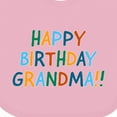 thumbnail image 4 of Inktastic Happy Birthday Grandma Boys or Girls Baby Bib, 4 of 4