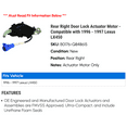thumbnail image 2 of Rear Right Door Lock Actuator Motor - Compatible with 1996 - 1997 LX450, 2 of 2