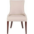 thumbnail image 4 of SAFAVIEH Becca 19" H Transitional Glam Upholstered Dining Chair, Taupe, 4 of 6