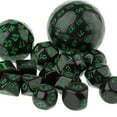 thumbnail image 4 of Guardoinrt 15 Pcs dés Acryliques Multi-Côtés pour Jeu de Rôle Vert, 4 of 5
