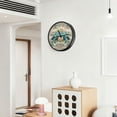 thumbnail image 6 of Indoor 12' Voice-Activated Luminous Decoration Wall Clock With LED Night Light Beautiful Realistic, 6 of 8