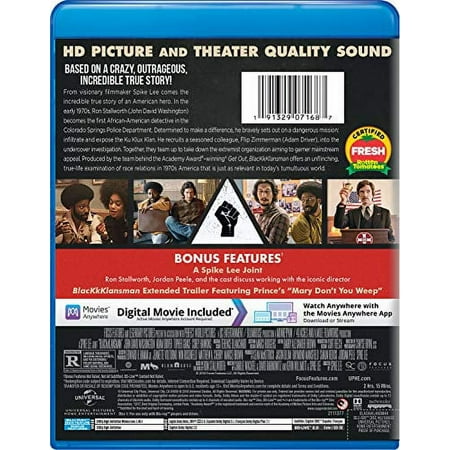 BlackkKlansman (Blu-ray + Digital HD) [Blu-ray]