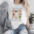 thumbnail image 6 of Last Day Teacher Goose T-Shirt, Tropical Summer Break Navy, White, and Natural Tee for Fun and Quirky Educators, 6 of 8