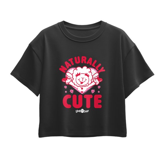 Lamb Chop - Naturally Cute Short Sleeve Boxy Graphic T-Shirt