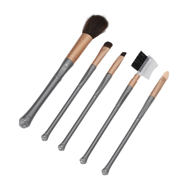 Kit de brochas de maquillaje, juego de brochas de maquillaje de 5 piezas, brocha de maquillaje portátil, artesanía superior