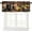Red Wine-1, variant on Red Wine Valance Curtains for Kitchen, Retro Vintage Grapes Fruit Rustic Country Brown Glass Bottle Art Small Rod Pocket Panel Window Treatments for Bedroom Bathroom 54x18in