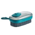 thumbnail image 1 of Cepillo para fregar con dispensador de jabón, buen limpiador para fregar platos, fregaderos, sartenes, ollas, lavado y limpieza, baño, cocina, ropa suave y cepillo para fregar zapatos Vhermosa CPB-CJZ816-3, 1 of 5