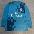 thumbnail image 1 of 2017/2018 Real Madrid Jersey-Jersey Retro Final Kyiv manga corta y larga para Ronaldo Gao Jiahui unisex, 1 of 2