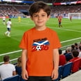thumbnail image 2 of YunPes Unisex Short Sleeve T-shirt Football Print Tees Scotland 2026 Football Tops Summer Boys & Girls Casual Crewneck Clothes, 2 of 4