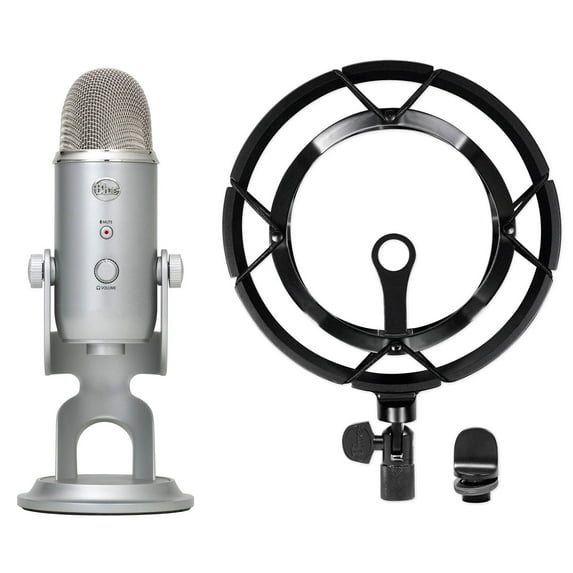 Blue Yeti Studio USB Gaming Twitch Live Streaming Microphone Mic + Shockmount