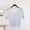 #0021-Light Blue, variant on TaTaai Fall Short Sleeve Cardigan Women V Neck Solid Knit Button Sun Protection Lightweight Top for Summer