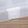 thumbnail image 1 of Estuche de almacenamiento, caja de almacenamiento de joyas ajustable con 36 ranuras, organizador de almacenamiento resistente y duradero, 1 of 12