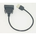 thumbnail image 3 of MYG Dashboard Flush Mount USB Car Male to Female Extension Cable Adapter for Toyota, 3 of 9