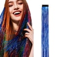thumbnail image 2 of 1Pcs Hair Tinsel Clip In Hair Extensions Bling Silk For Flare Strands Shining Sparking Hair, 2 of 8