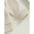 thumbnail image 6 of Bagilaanoe 2PCS Baby Clothing Sets Girls Casual Sweatsuits Toddler Letter Long Sleeve Sweatshirt Tops + Drawstring Sweatpants 6M 12M 18M 24M 3T Kids Pants Set Fall Outfits, 6 of 9